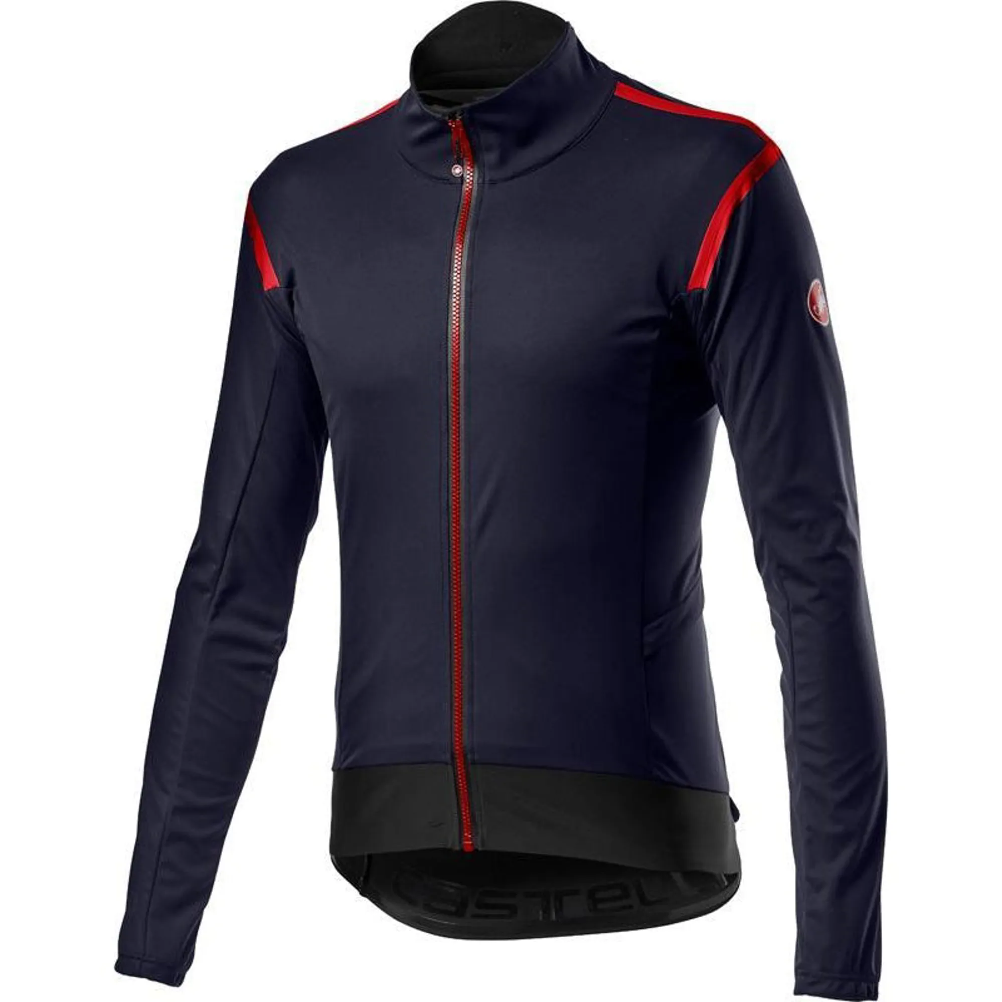 Castelli Alpha RoS Light Jacket Past Season Savile Blue/Red