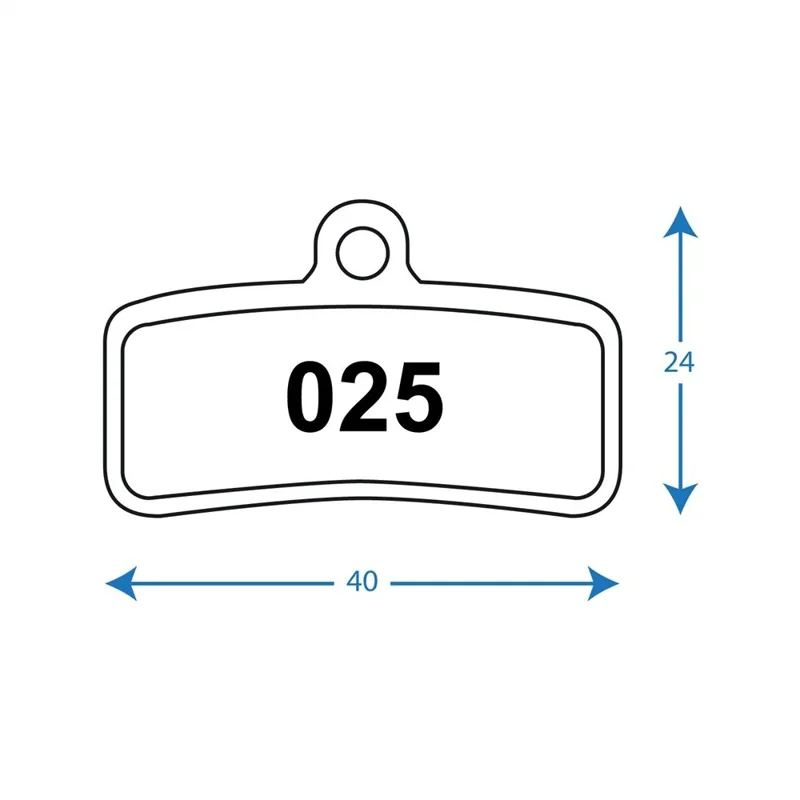 TRP Hylex RS Flat Mount Disc Brake Pads in Black-4