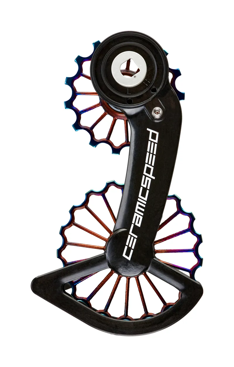 CeramicSpeed OSPW 3D Hollow Titanium Coated Oil Slick SRAM AXS