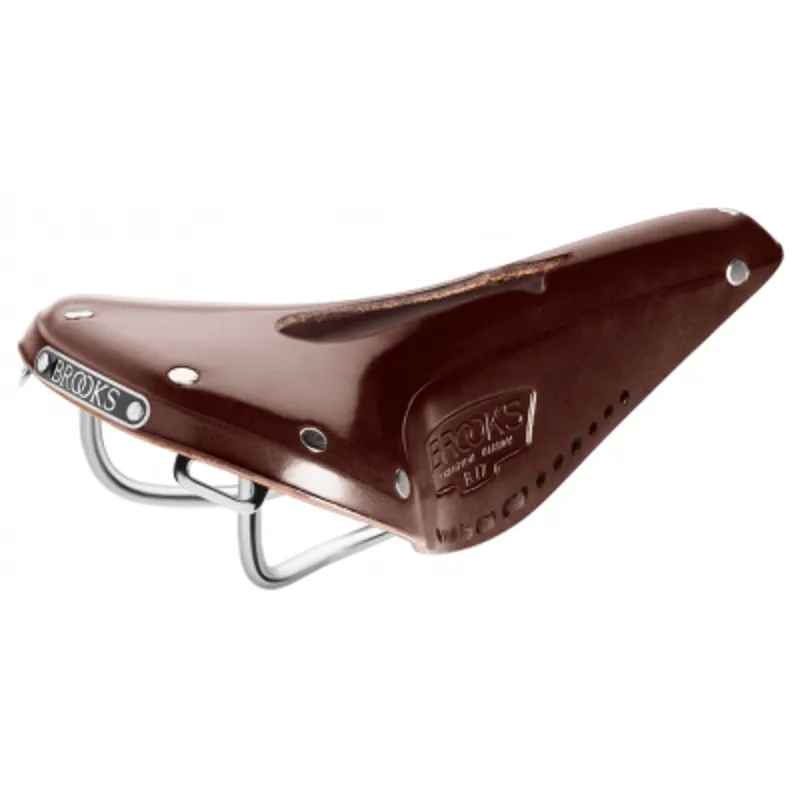 Brooks B17 Narrow Carved Saddle in Brown