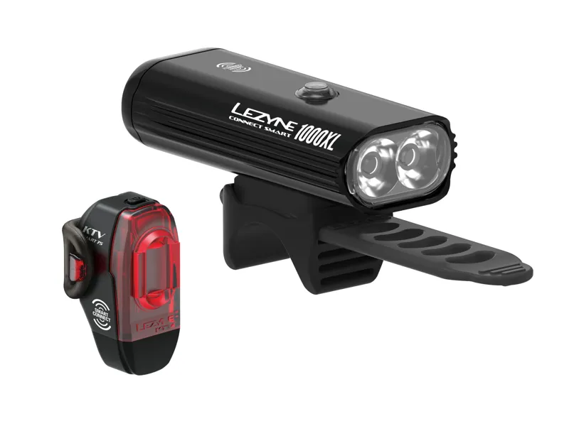 Lezyne Connect Pro Smart 1000XL/KTV Light Set in Black