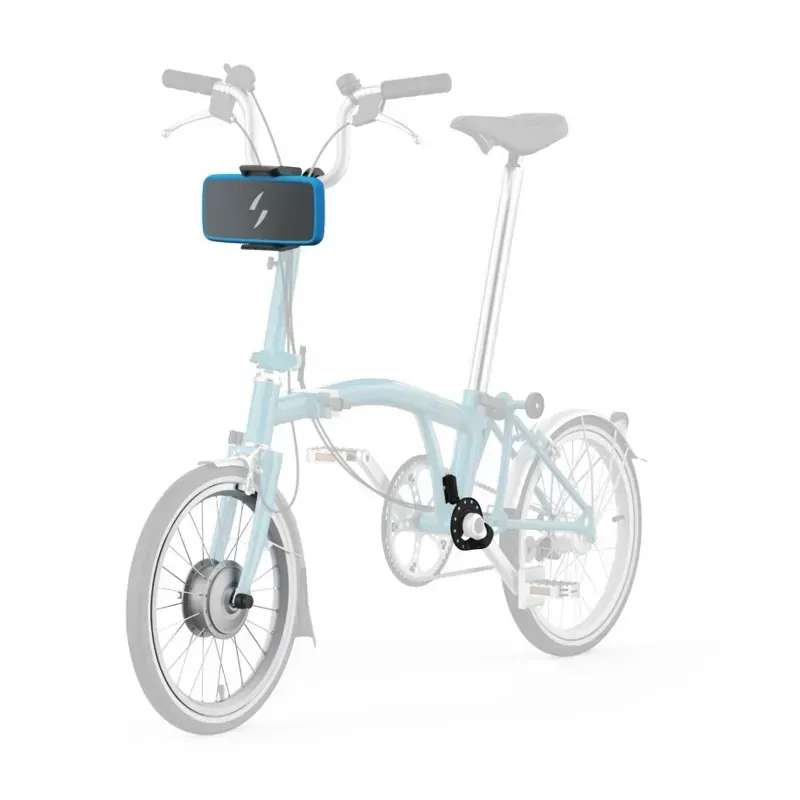 Swytch Max Battery LCD Display 16-inch 8mm Axle Folding E-Bike Conversion Kit in Silver-1