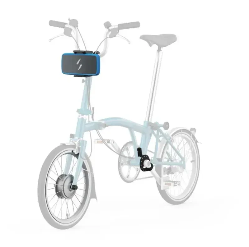 Swytch Max Battery LCD Display 16-inch 8mm Axle Folding E-Bike Conversion Kit in Silver-1