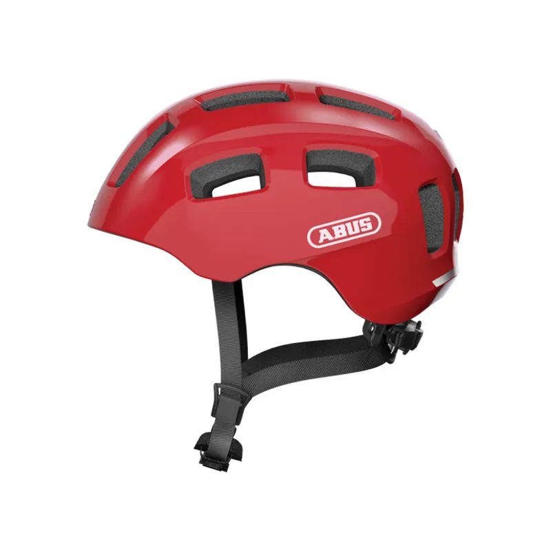 Abus Youn-I 2.0 Youth Mountain Bike Helmet in Red