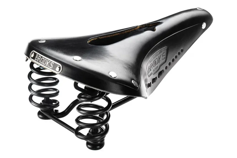 Brooks Flyer Carved Saddle in Black