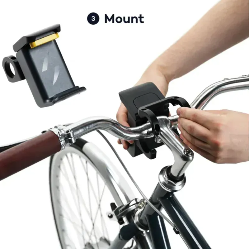 Swytch Max Battery Base Display 16-inch 8mm Axle Folding E-Bike Conversion Kit in Silver-5