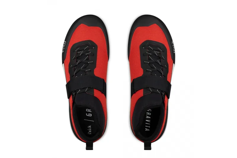 Fizik Gravita Tensor Flat MTB Shoes in Red/Black-1