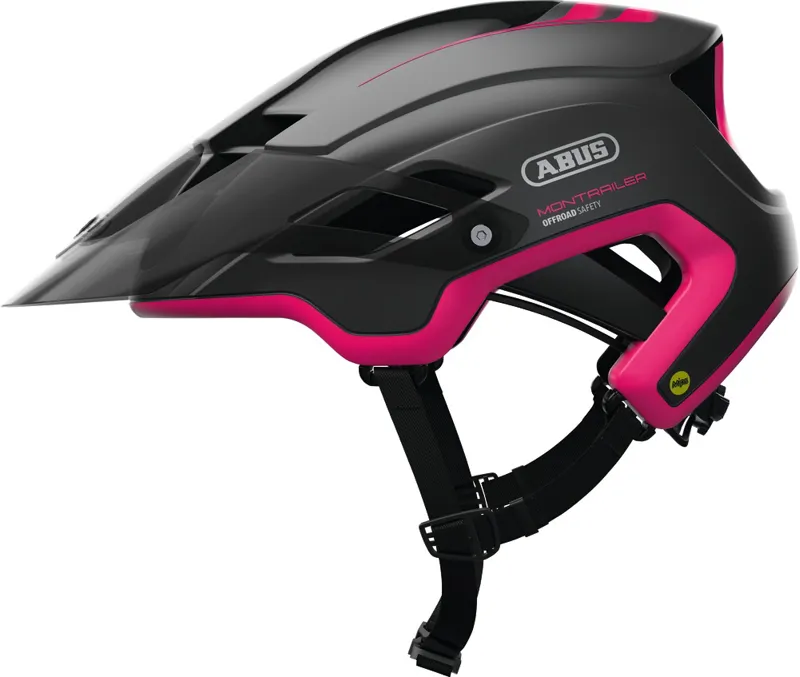 Abus MonTrailer MIPS Medium Helmet in Pink