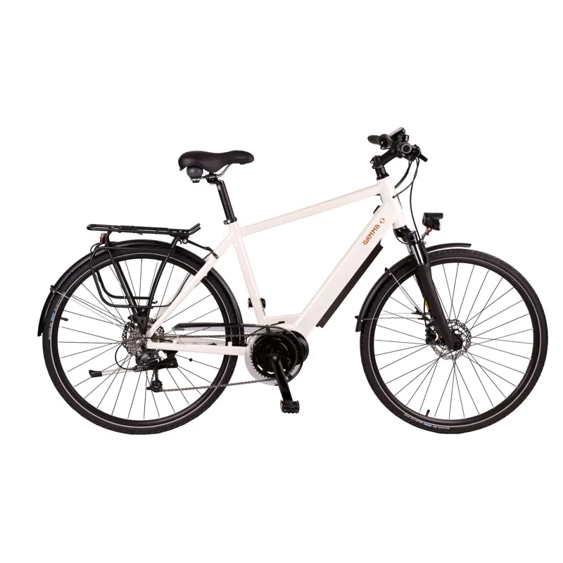 Batribike Gamma-X 12.8Ah/460Wh City eBike in White Shadow