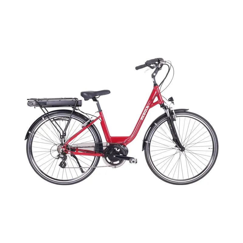 Batribike Nebula 11Ah/400wh City eBike in Red-1