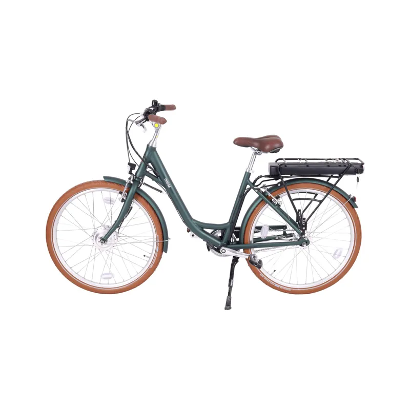 Batribike Omega 11Ah/400Wh Step-Through eBike in Green Matt-1