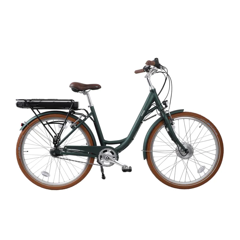 Batribike Omega 6.6Ah/240Wh Step-Through eBike in Green Matt