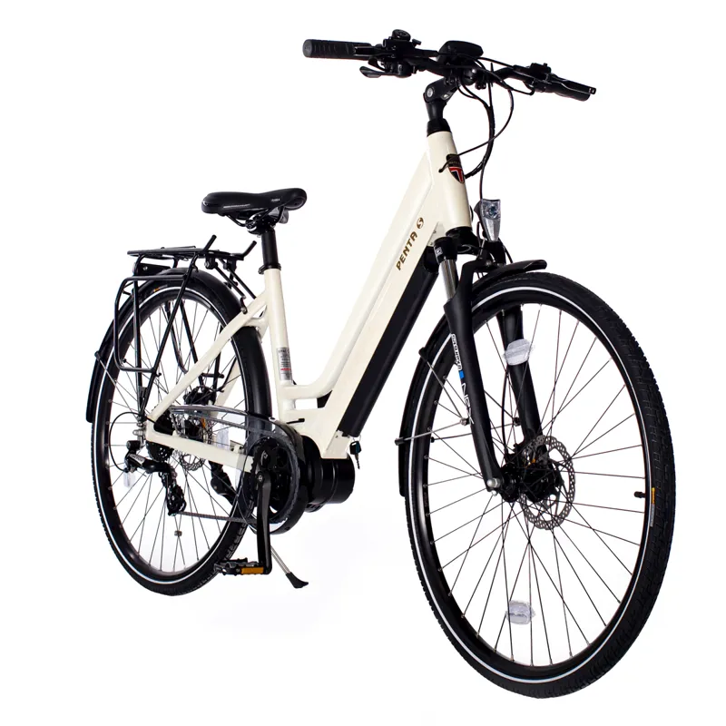 Batribike Penta-S 7.8Ah/280Wh Hybrid eBike in White Shadow-1
