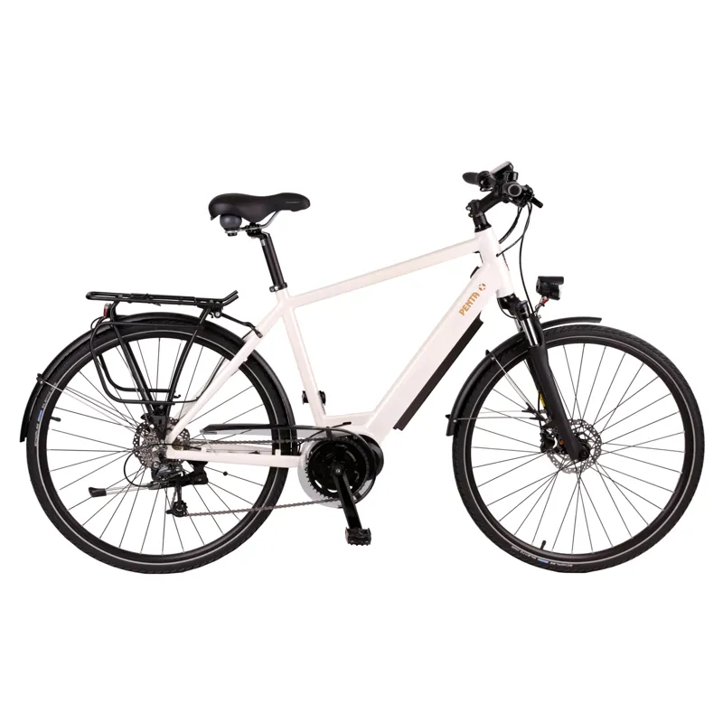 Batribike Penta-X 12.8Ah/460Wh Hybrid eBike in White Shadow