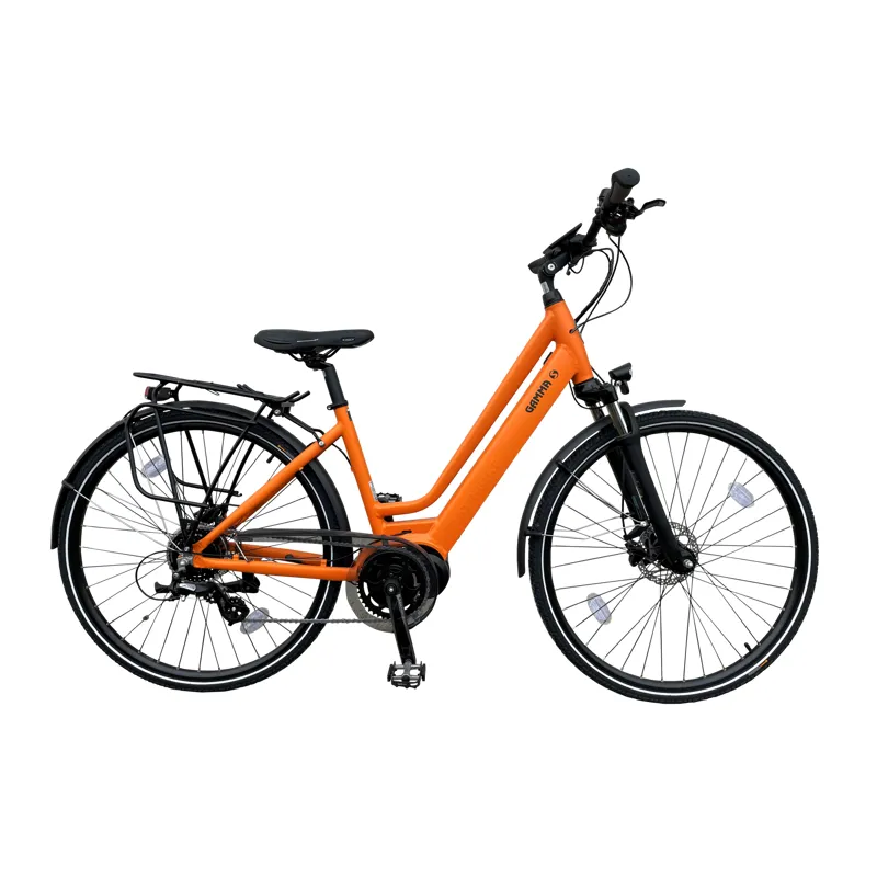 Batribike Gamma-S 12.8Ah/460Wh Womens City eBike in Orange