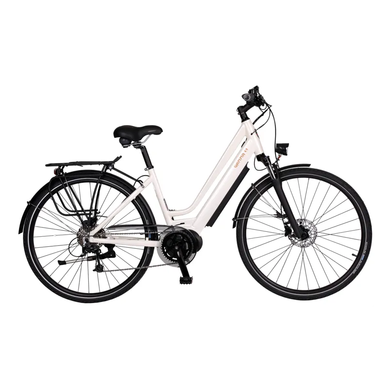 Batribike Gamma-S 12.8Ah/460Wh Womens City eBike in White Shadow