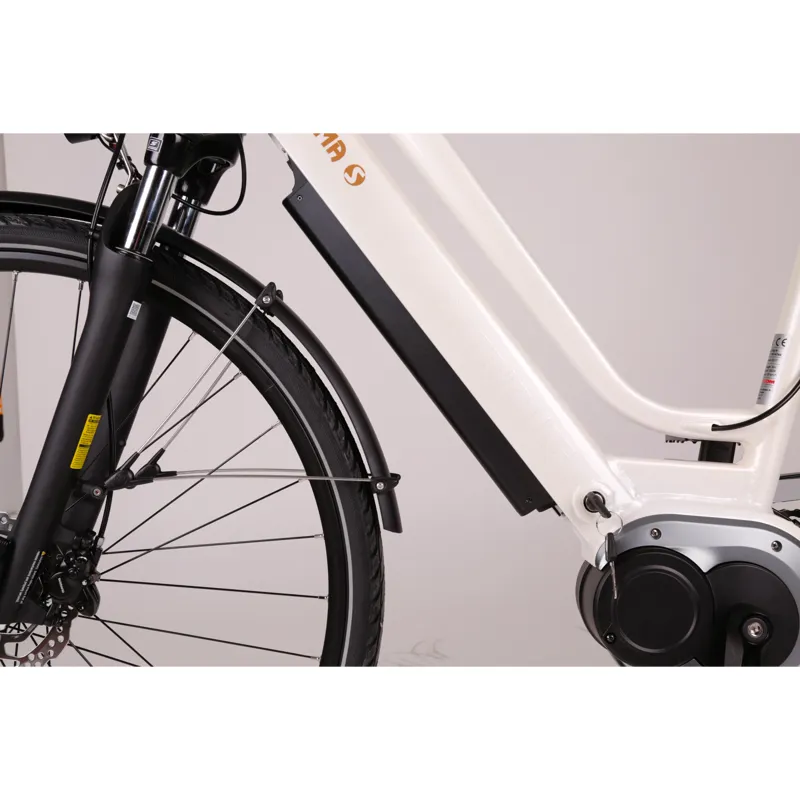 Batribike Gamma-S 12.8Ah/460Wh Womens City eBike in White Shadow-1