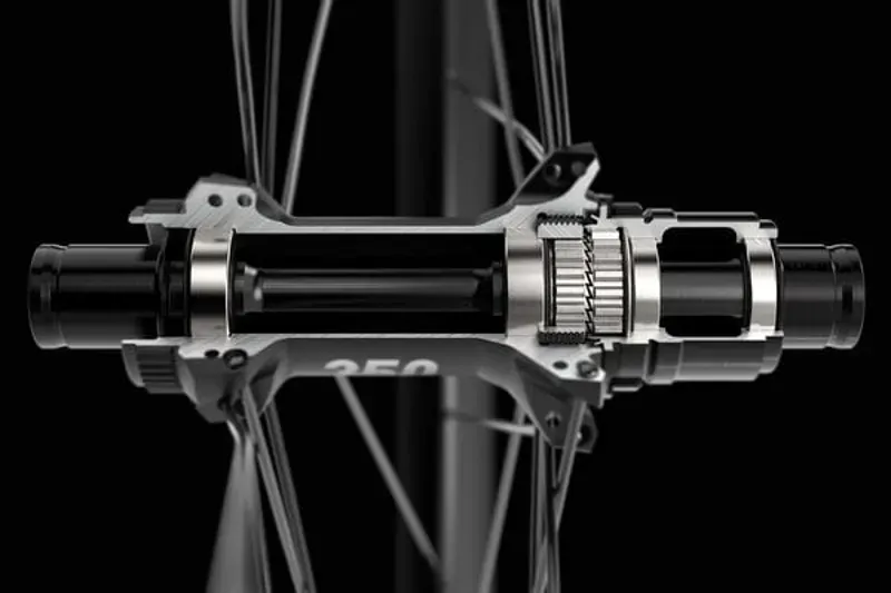 DT Swiss 350 Classic 100x12mm Centre Lock 28h Front Disc Hub in Black-2