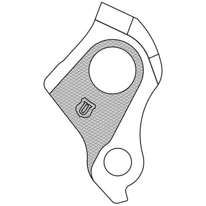 M Part Gear Hanger Universal SRAM UDH In Black Alloy-3