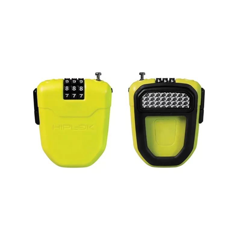 Hiplok FX Wearable Retractable Combo Lock in Lime