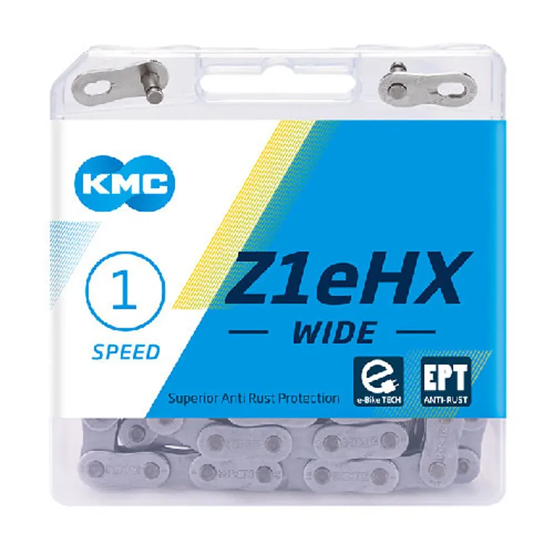 KMC Z1eHX EPT 112L Wide Chain in Silver