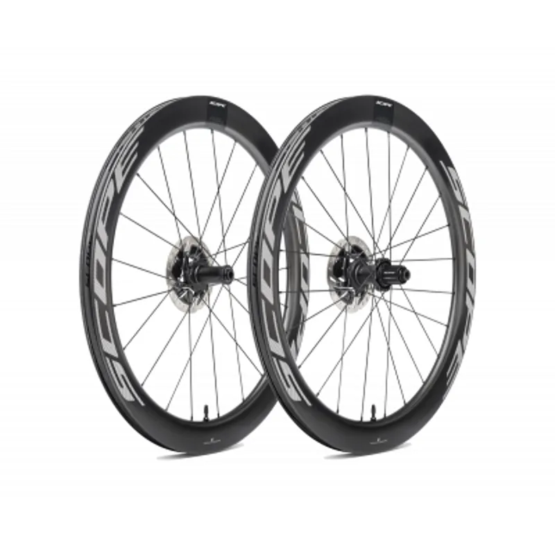 R5.A Disc Carbon Allroad Wheelset White 57mm disc brake
