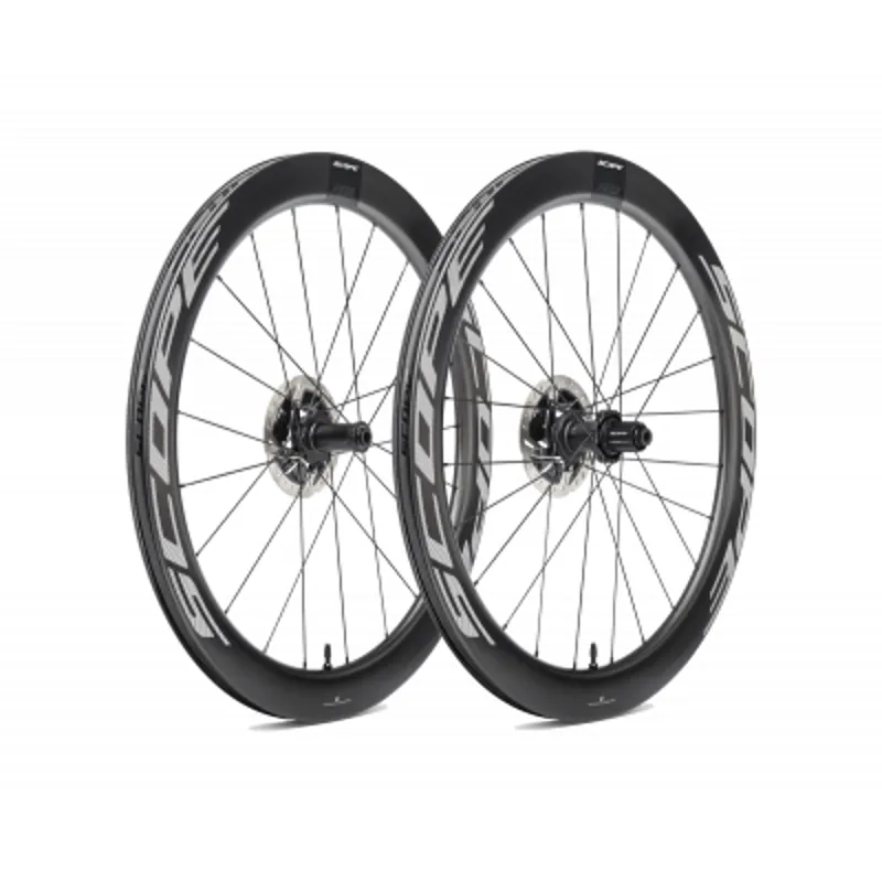 R5 Disc Carbon Road Wheelset White 57mm disc brake