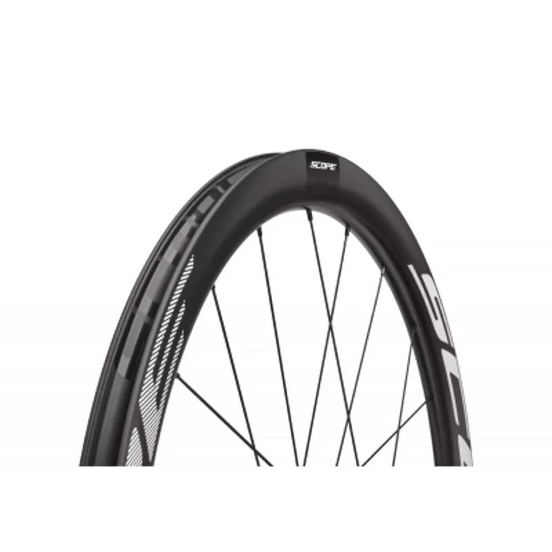 R4.A Disc Carbon Allroad Wheelset Black 45mm disc brake-1