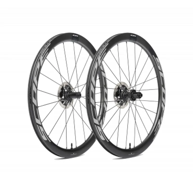 R4 Disc Carbon Road Wheelset White 45mm disc brake