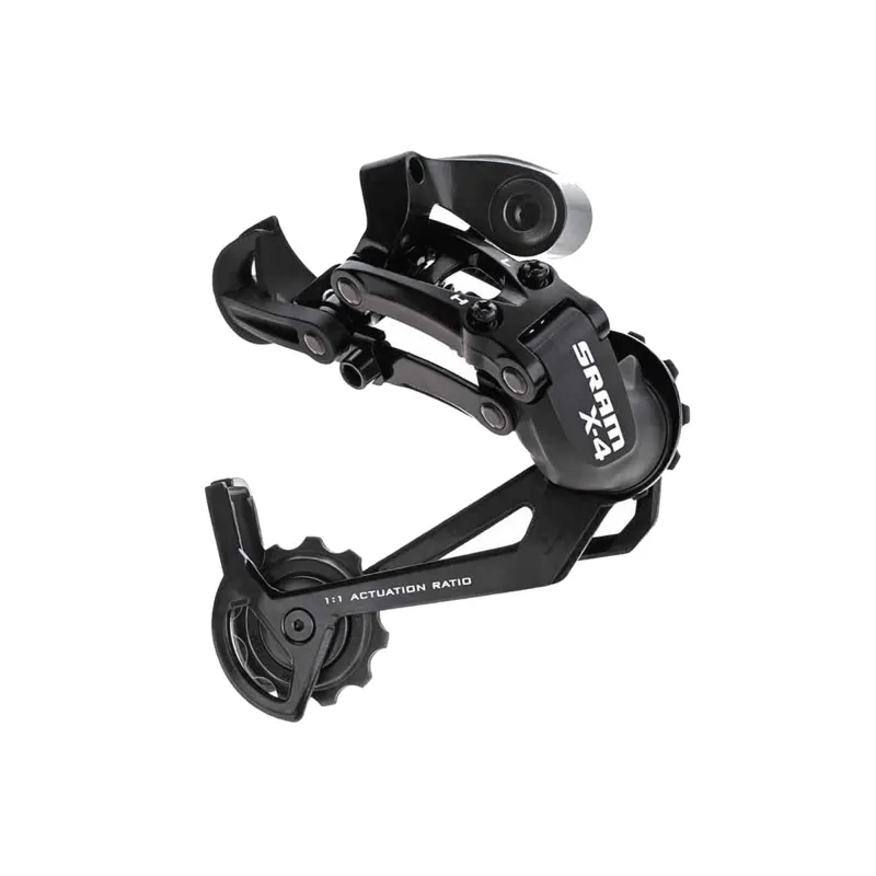 Sram x4 Rear Derailleur: BLACK 7/8/9 spd long cage