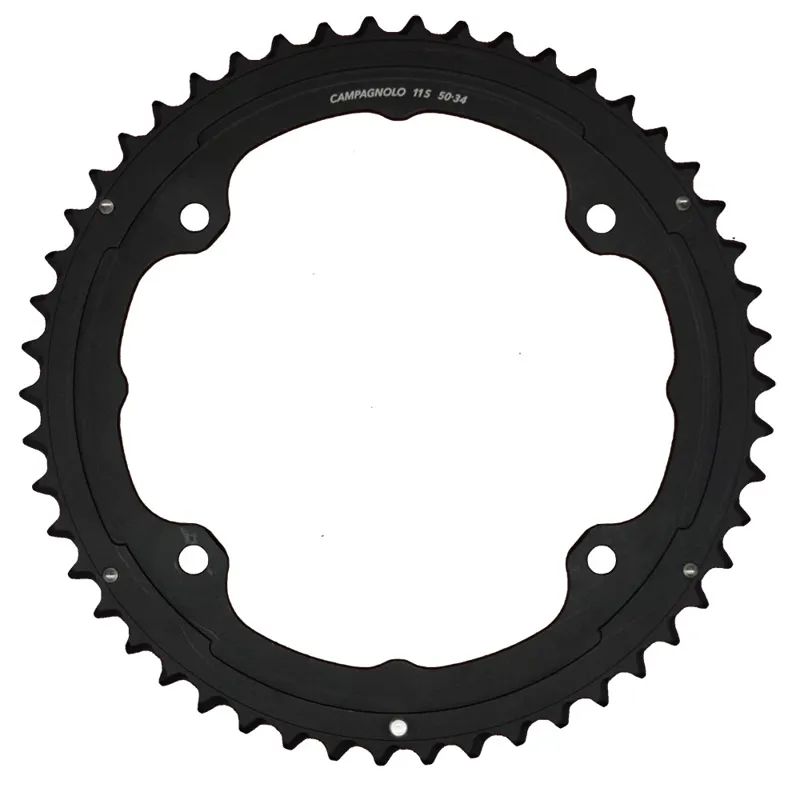 Campag Potenza11 HO Chainrings Black