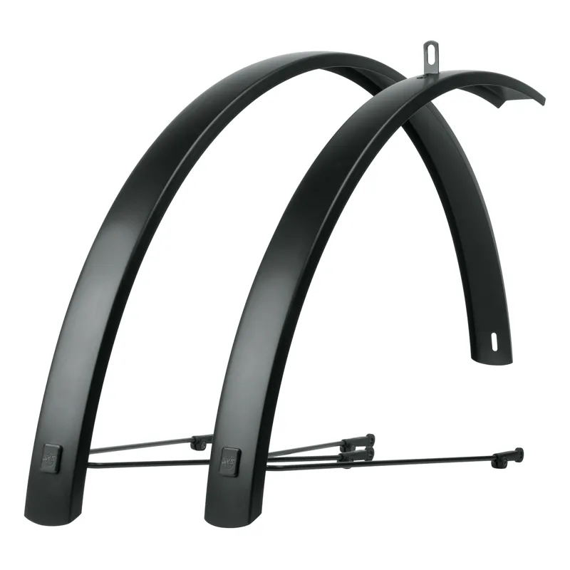 Sks Edge AL 700 56mm Aluminium Mudguard Set in Black